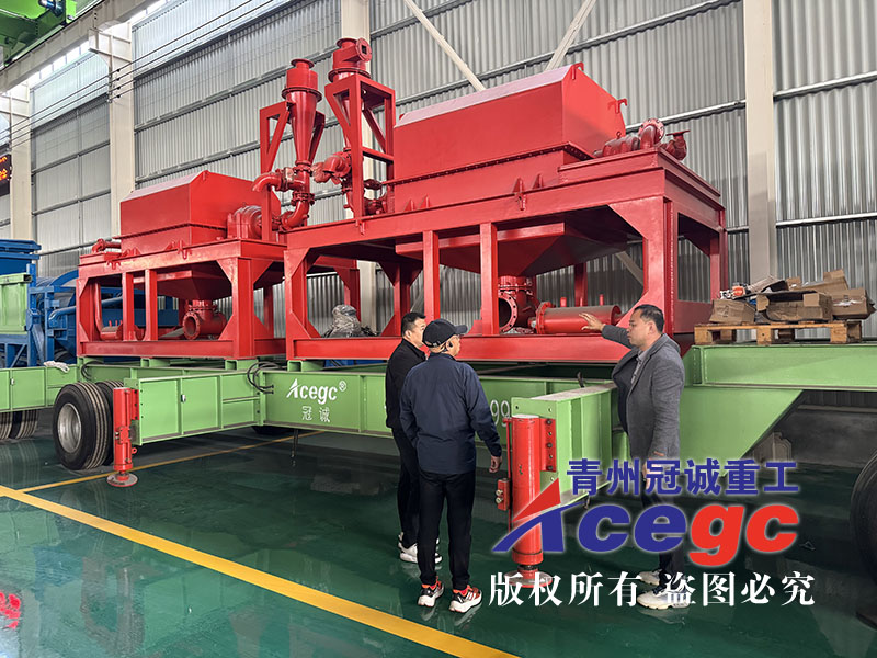 新西蘭客戶實地考察重選機(jī)械