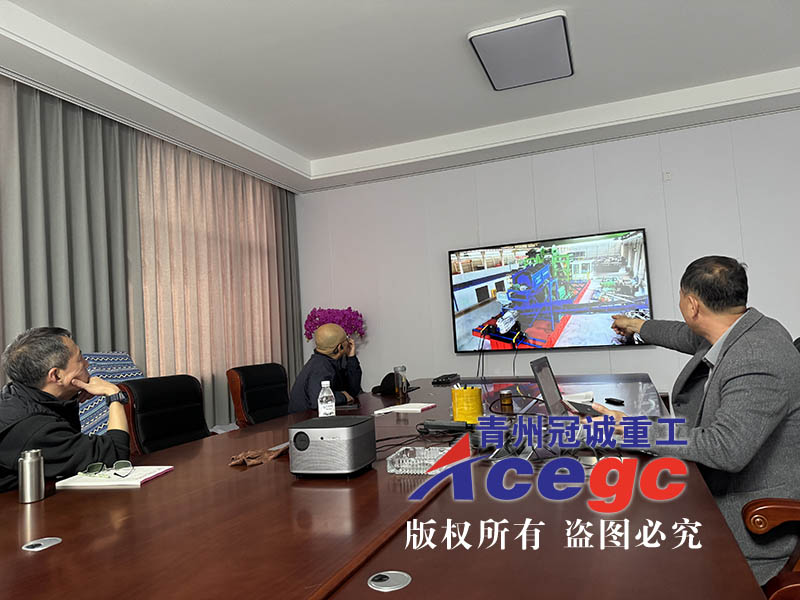 俄羅斯客戶實地考察重選機(jī)械